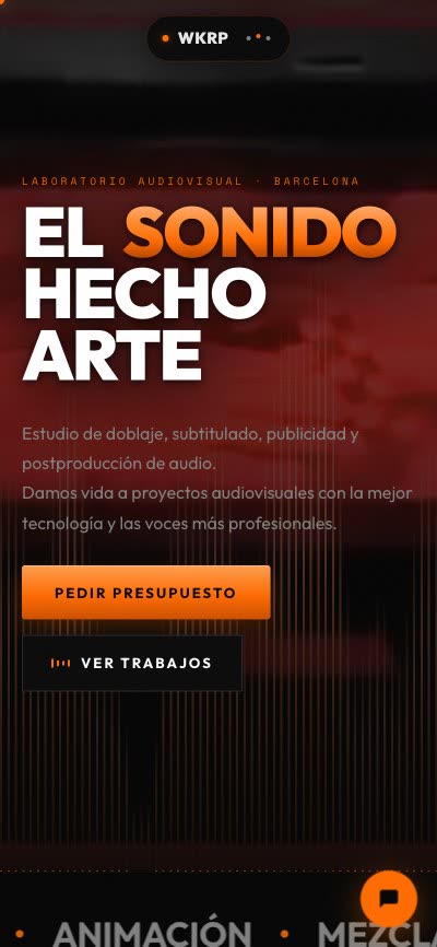WKRP Studio, vista móvil